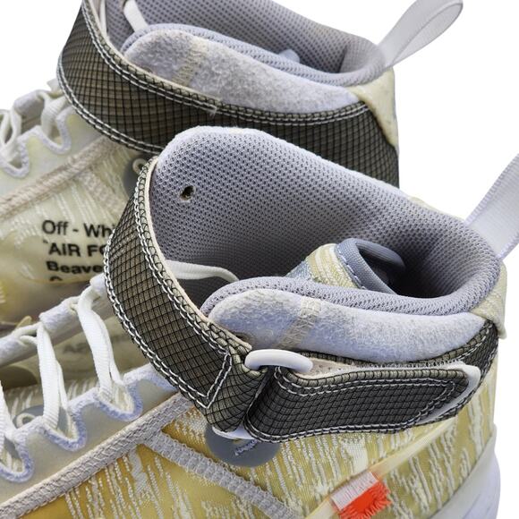 Nike x Off-White Air Force 1 Mid SP Graffiti DO6290-100 EU 44.5 US 10.5 preowned - Picture 7 of 10